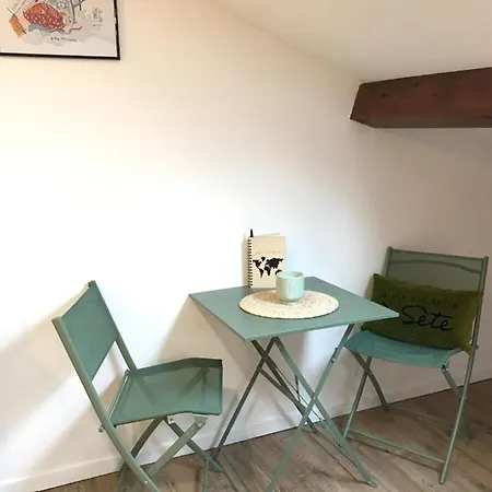 Chaleureux Studio Mansarde - Coeur De De Sète