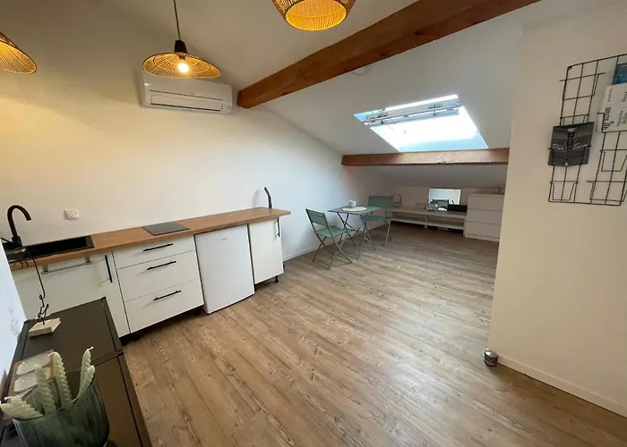 Chaleureux Studio Mansarde - Coeur De De Sète